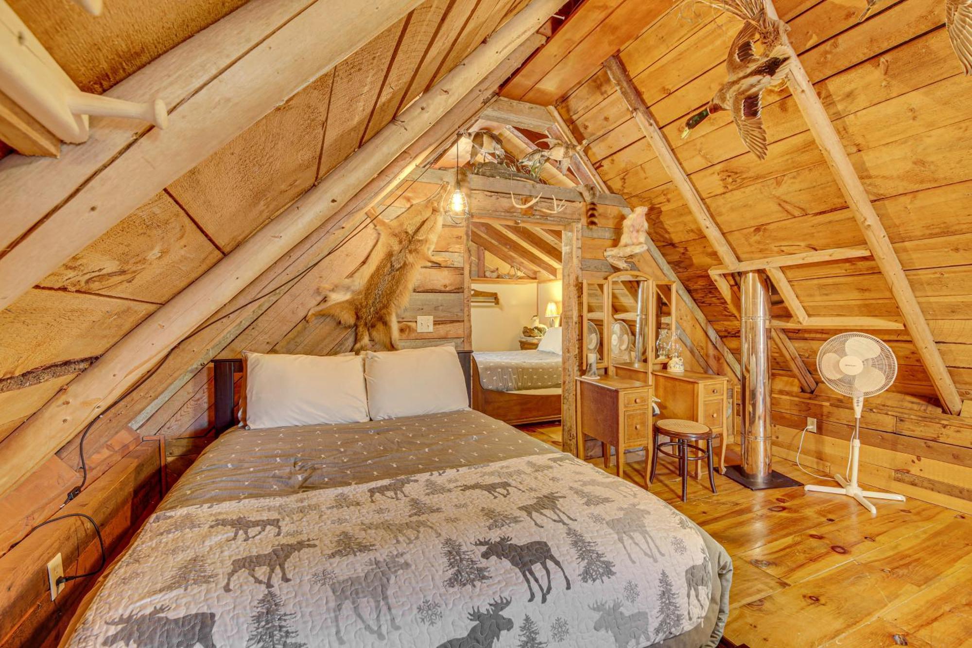 Rustic Searsport Cabin Loft And Sunroom On 10 Acres Buitenkant foto