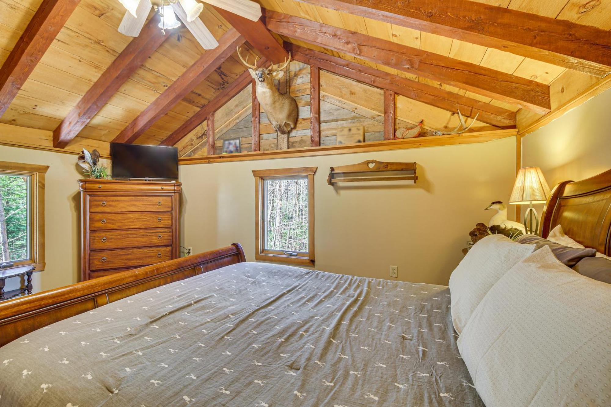 Rustic Searsport Cabin Loft And Sunroom On 10 Acres Buitenkant foto