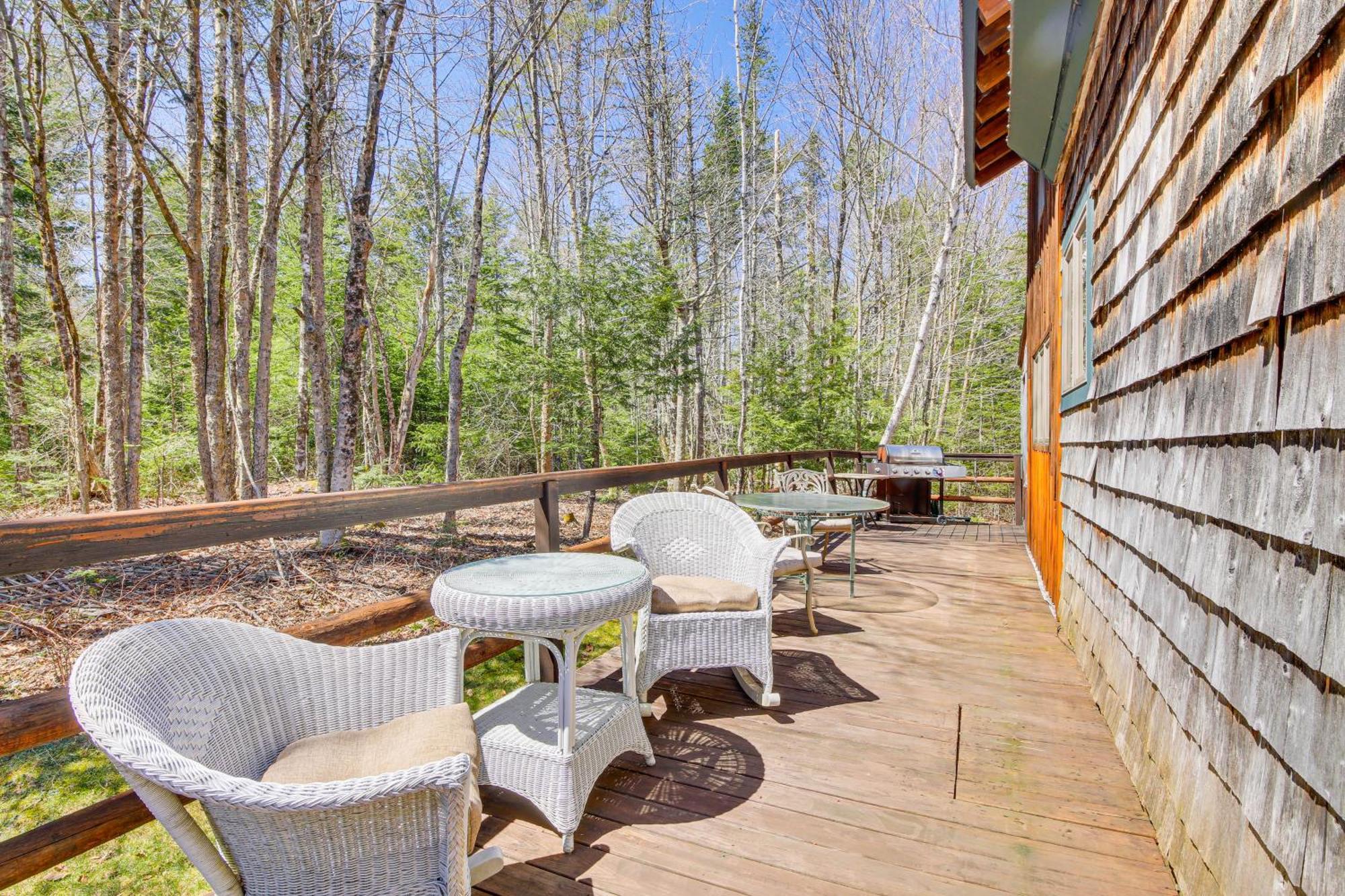 Rustic Searsport Cabin Loft And Sunroom On 10 Acres Buitenkant foto